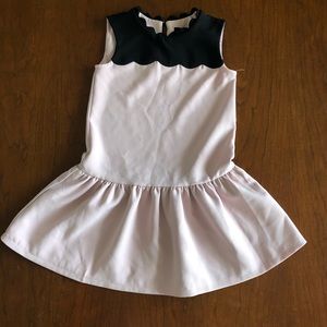 GC Victoria Beckham pale pink and black dress